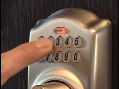 BE365 - Schlage Plymouth SCP Keypad Deadbolt - 0