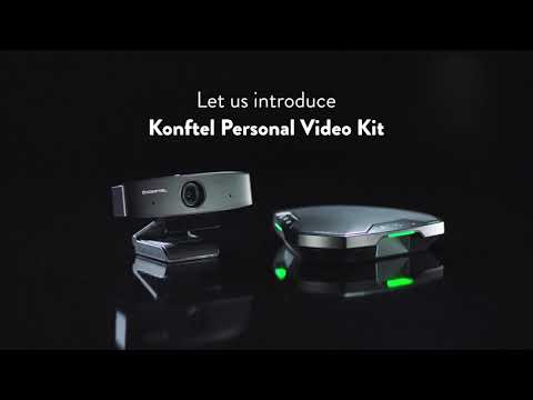 VC-KON-VBP - Konftel Personal Video Bundle. Includes Small Portable EGO Speakerphone & CAM10 USB Business Webcam - 0