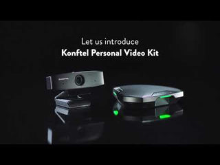VC-KON-VBP - Konftel Personal Video Bundle. Includes Small Portable EGO Speakerphone & CAM10 USB Business Webcam