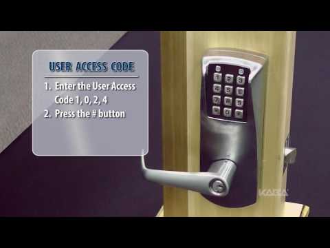 E-Plex2000 - dormakaba Standalone Push Button Lock with key override-3