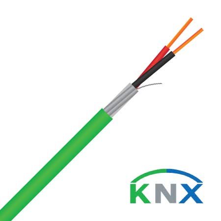1 pair, 0.8mm², shielded, knx certified cable (mas1pknx) 
