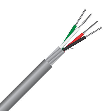 2 pair, 0.8mm², 18 awg, bms / hvac control cable (mas2p18bms) 