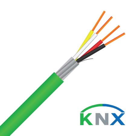 2 pair, 0.8mm², shielded, knx certified cable (mas2pknx) 