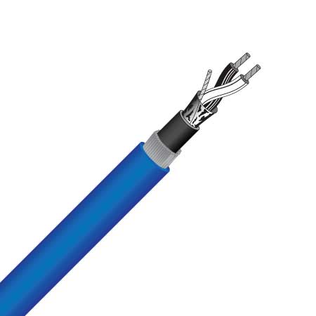 1 pair, 1.5mm², cs, swa, blue, instrumentation cable (mas5102esswa blue) 