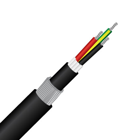 2 core + earth (3g), 2.5mm, 0.6/1kv, pvc 90°c, swa, industrial power cable (mascp3g/2.5swa) 