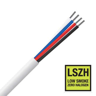 4 core, 0.44mm², lszh, 100% copper, tinned, security cable (msec 4142 tcw lszh) 