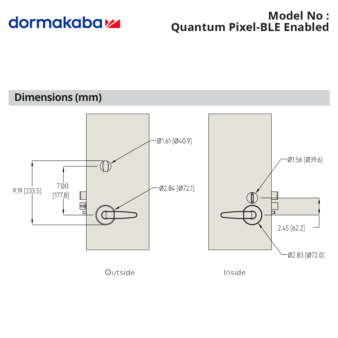 Quantum Pixel-BLE Enabled Dimensions