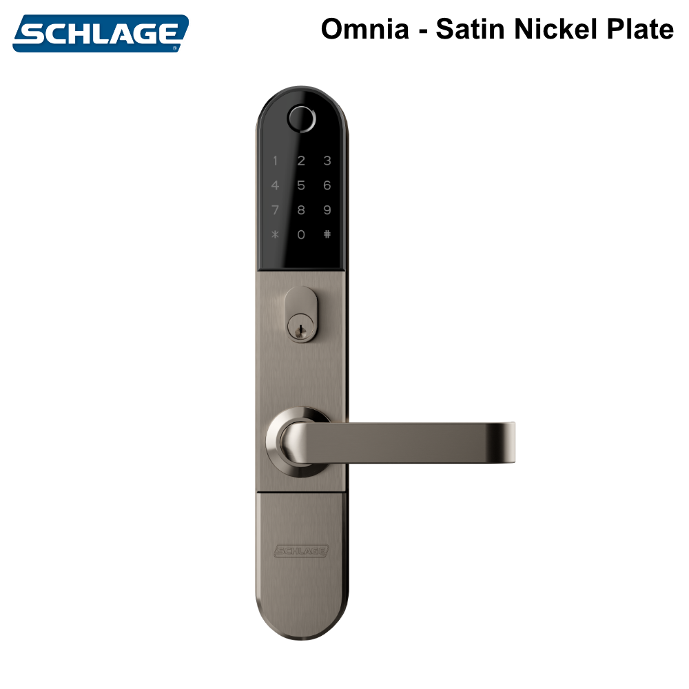 Omnia™ - Schlage - Smart Entry lock + Latch Retractor + Legge 990 SV Mortice Lock - 0