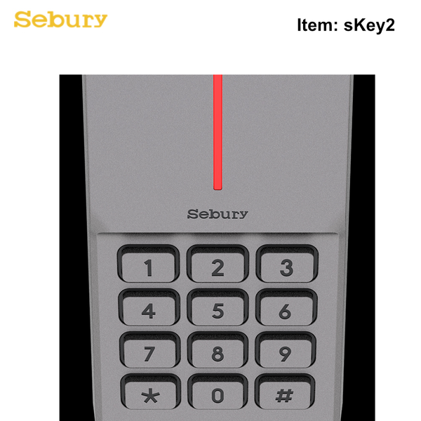 sKey2 - Metal HID & EM Prox Card Reader & Touch PinPad Entry IP68