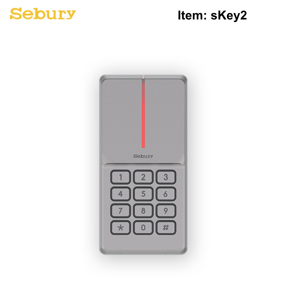 sKey2 - Metal HID & EM Prox Card Reader & Touch PinPad Entry IP68