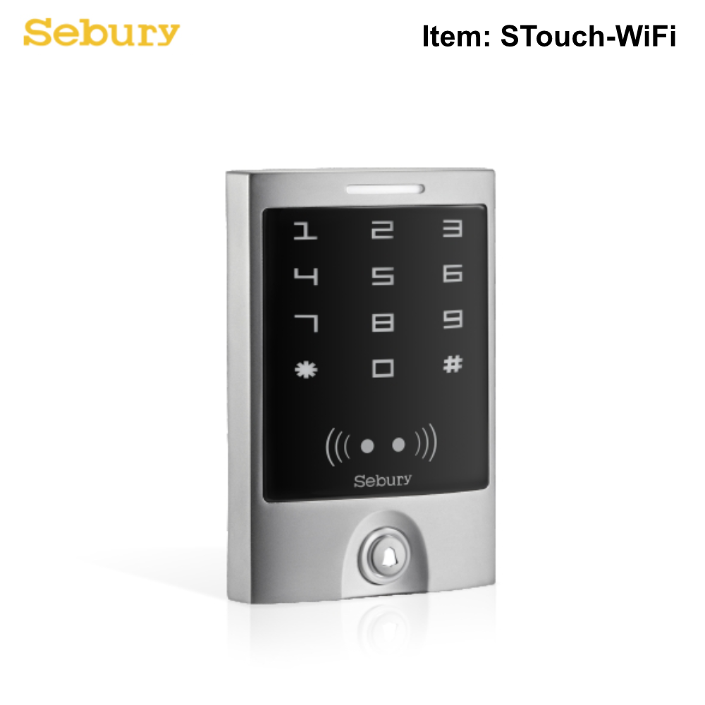 StouchW-WiFi - HID & EM Prox Card Reader & Touch PinPad Entry IP65