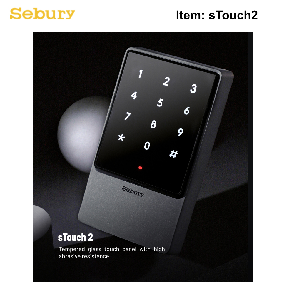 sTouch2 - HID & EM Prox Card Reader & Touch PinPad Entry IP68